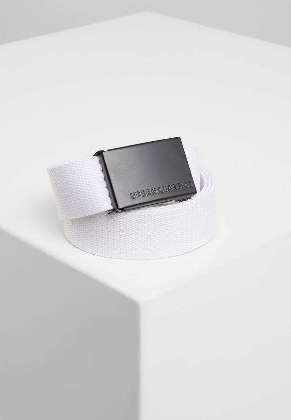 Urban Classics Accessoires Canvas belts white/black