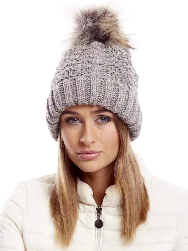 Wool Fashion Italia Cap-AT-CZ-1716501.36-light brown