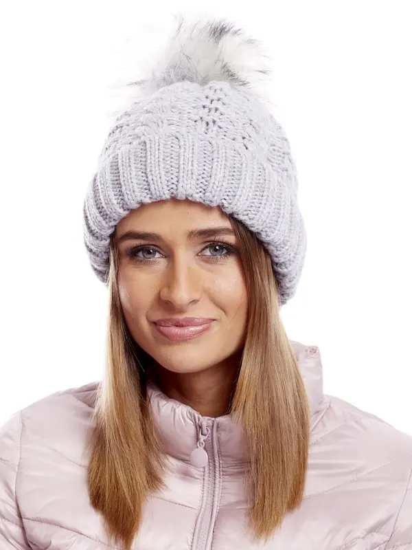 Wool Fashion Italia Cap-AT-CZ-1716501.36-light gray