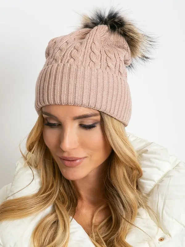 Wool Fashion Italia Cap-AT-CZ-173501.44-light pink