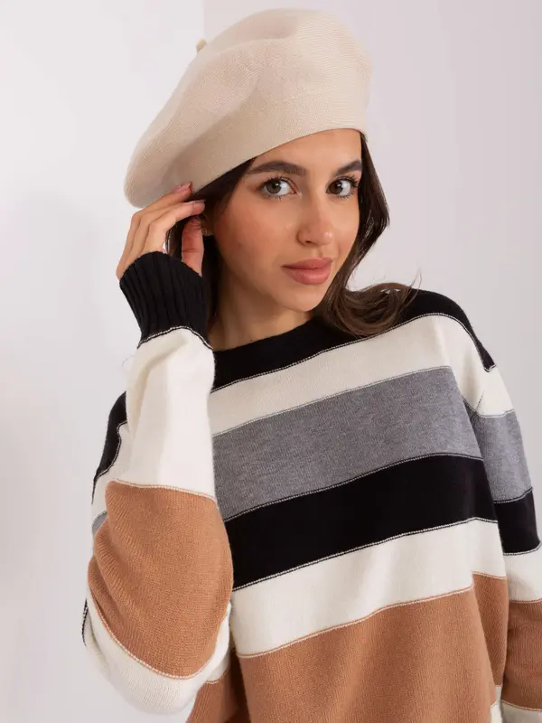 Wool Fashion Italia Cap-AT-CZ-231305.82P-light beige