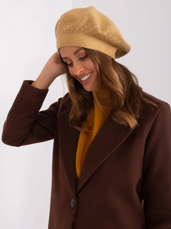 Wool Fashion Italia Cap-AT-CZ-231605.04P-camel