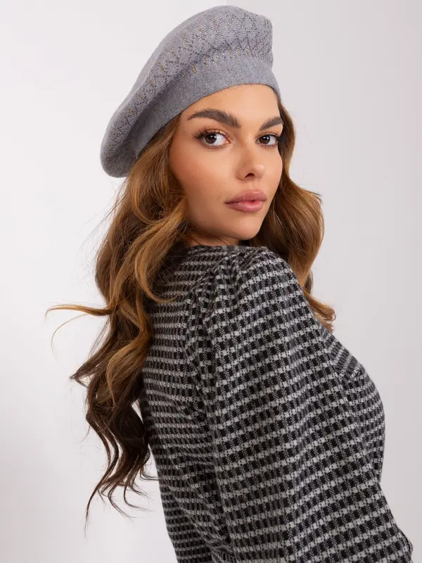 Wool Fashion Italia Cap-AT-CZ-231605.24P-grey