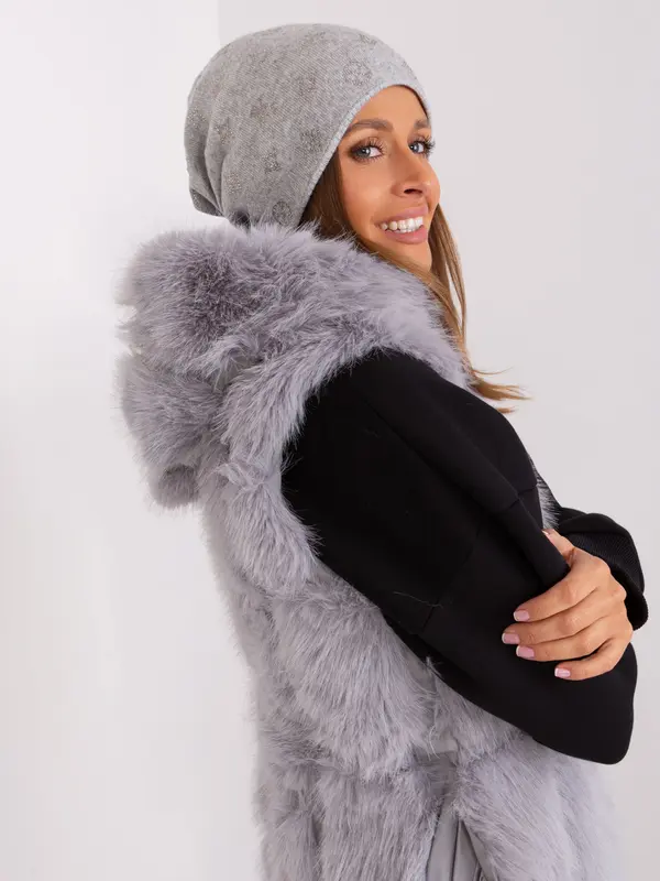Wool Fashion Italia Cap-AT-CZ-2325.86-grey