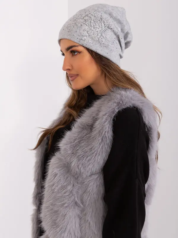 Wool Fashion Italia Cap-AT-CZ-23250.61P-grey
