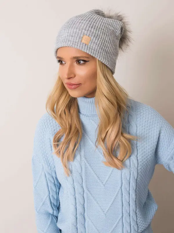 RUE PARIS Cap-JK-CZ-15.70-light gray