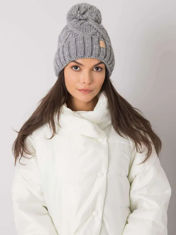 RUE PARIS Cap-JK-CZ-31.18-grey