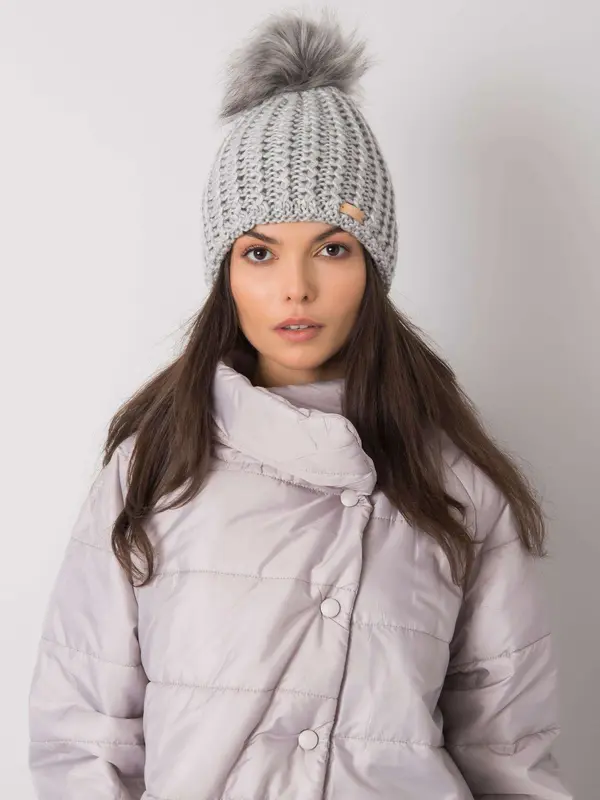 RUE PARIS Cap-JK-CZ-33.17-grey