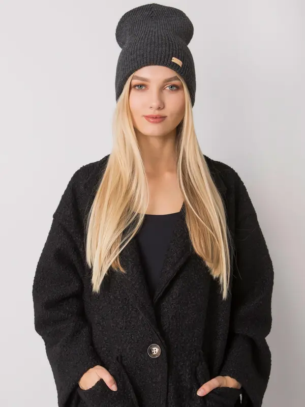 RUE PARIS Cap-JK-CZ-38.26X-dark gray