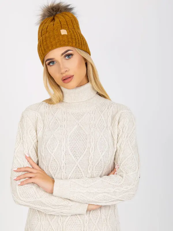 RUE PARIS Cap-JK-CZ-8.71-dark yellow