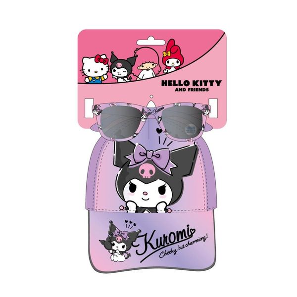 Hello Kitty CAP SET OF SUNGLASSES HELLO KITTY KUROMI