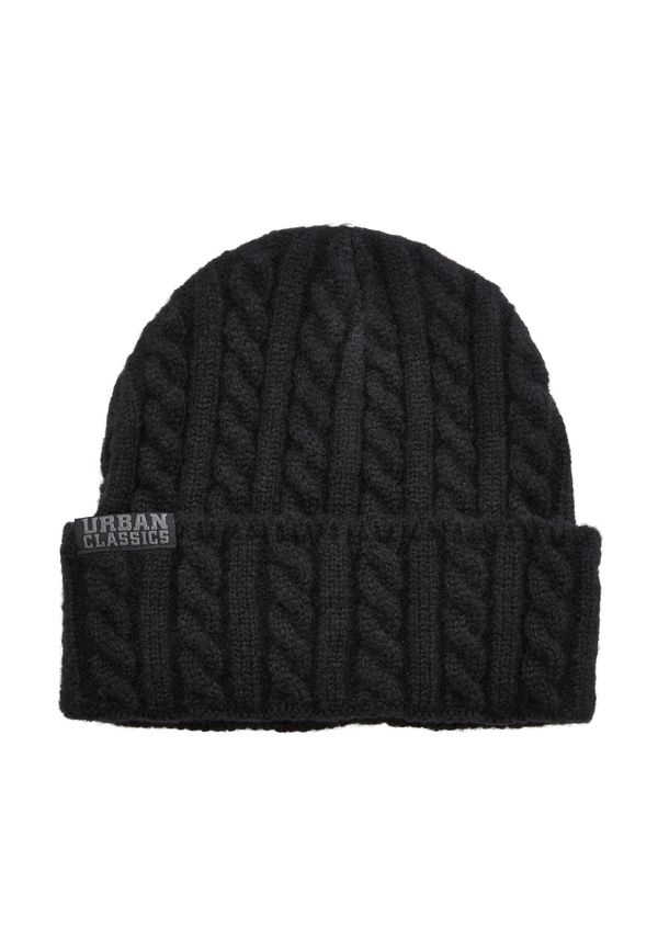 Urban Classics Accessoires Cap with cable knitted black