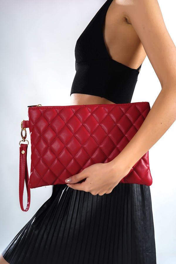 Capone Outfitters Capone Outfitters Paris Quilted Women's Red Bag