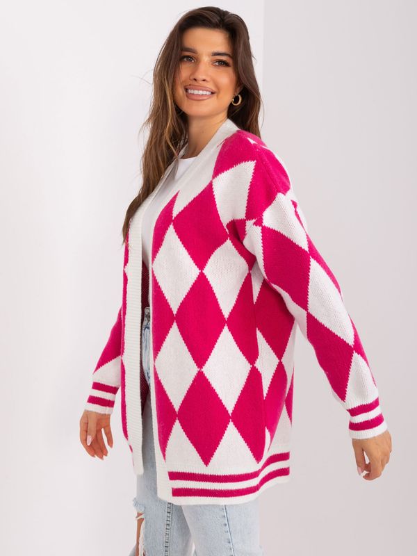 BADU Cardigan-BA-SW-0313.29X-Fuchsia