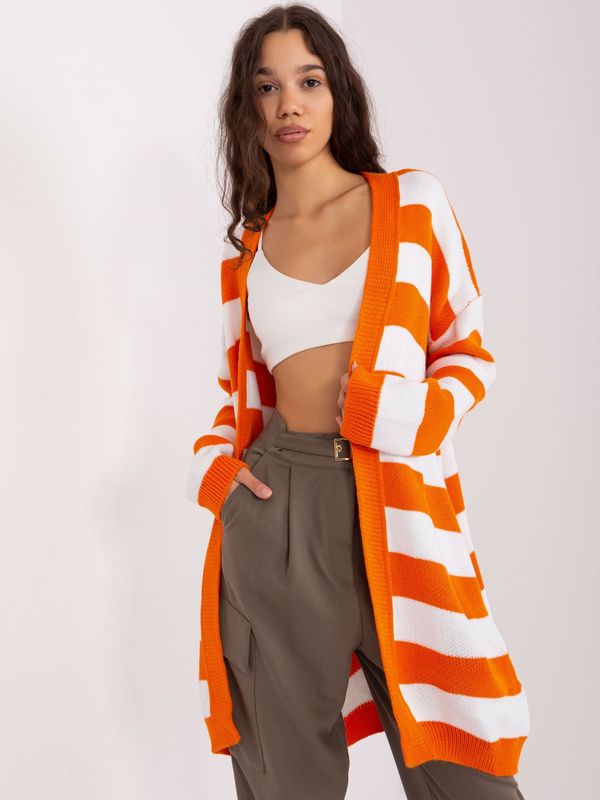 BADU Cardigan-BA-SW-8033.21-orange