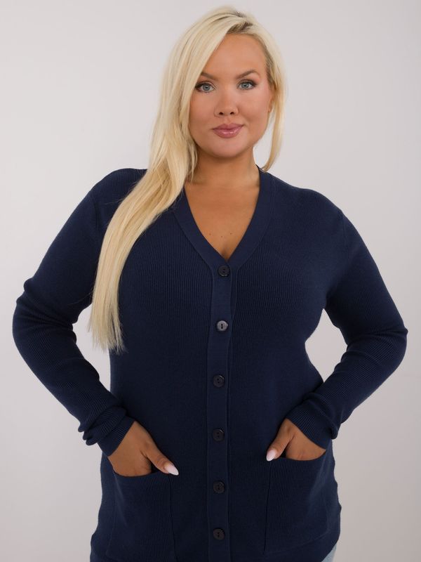 P-M Cardigan in navy blue