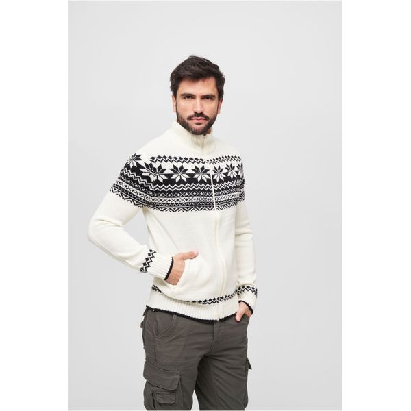 Brandit Cardigan Norweger white