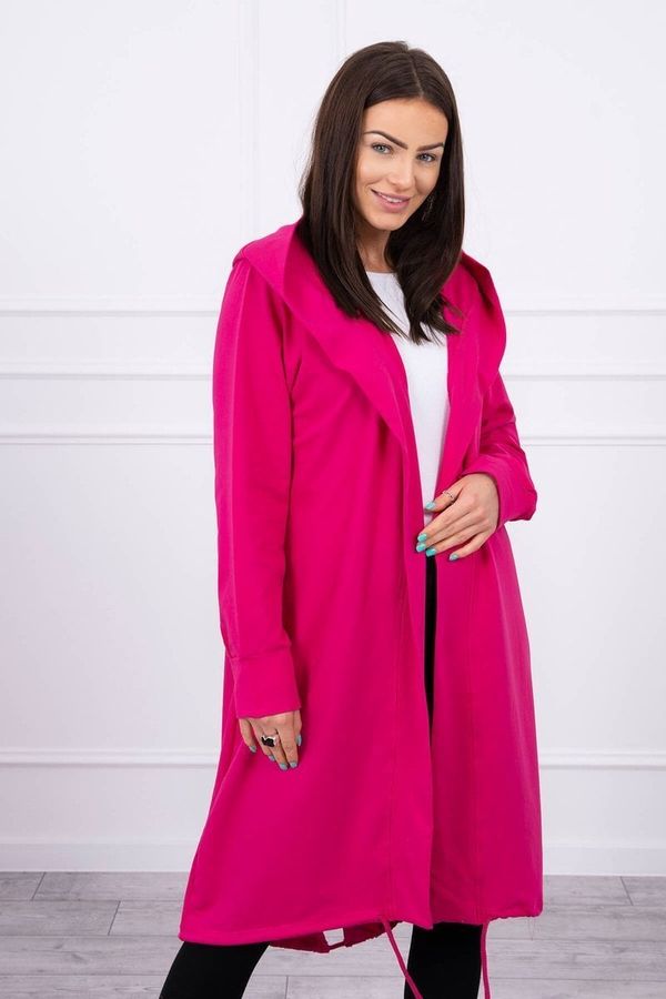 Kesi Cardigan with oversize fuchsia print