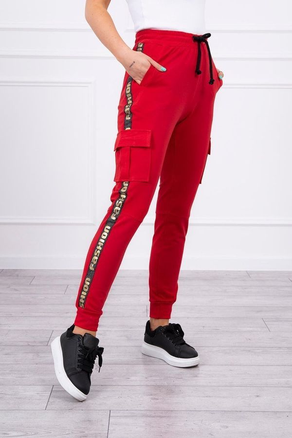 Kesi Cargo trousers red