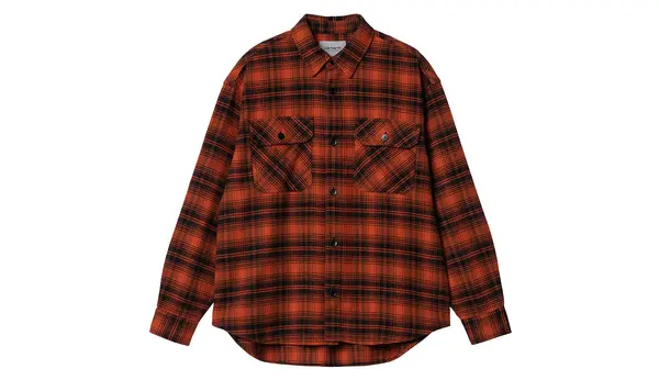 Carhartt Wip Carhartt WIP L/S Krenz srajca opečnato rdeča
