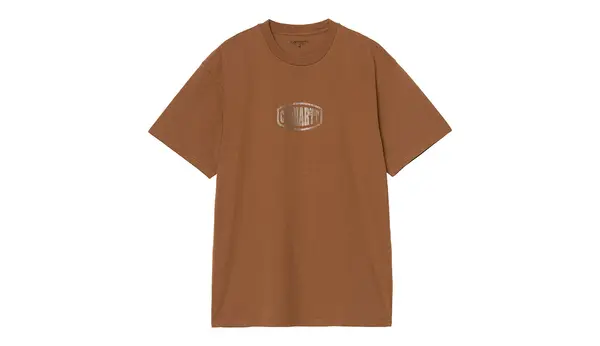 Carhartt Wip Carhartt WIP majica s kratkimi rokavi Four Star rjava