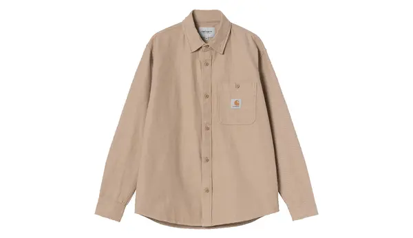 Carhartt Wip Carhartt WIP majica z dolgimi rokavi Edgar rjava