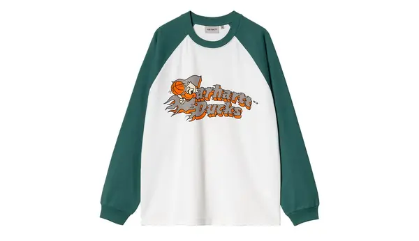 Carhartt Wip Carhartt WIP majica z dolgimi rokavi Flaming Ducks Baseball