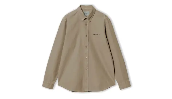 Carhartt Wip Carhartt WIP majica z dolgimi rokavi Module Script rjava