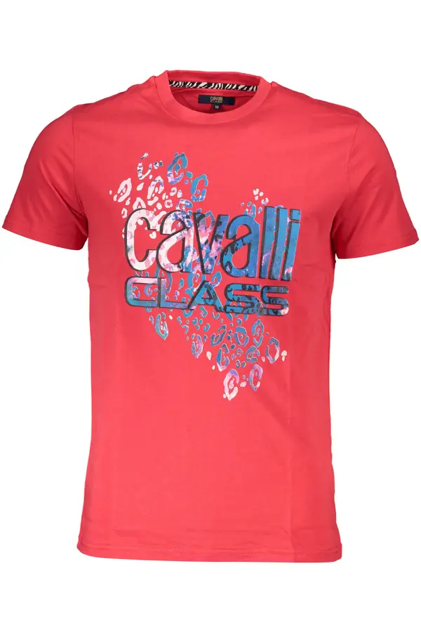 Cavalli Class CAVALLI CLASS majica s kratkimi rokavi rdeča