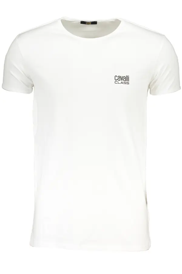 Cavalli Class CAVALLI CLASS MEN'S SHORT SLEEVED T-SHIRT WHITE