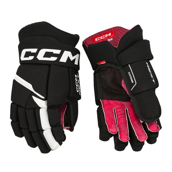 CCM CCM Next Black/White 10-inch hockey gloves