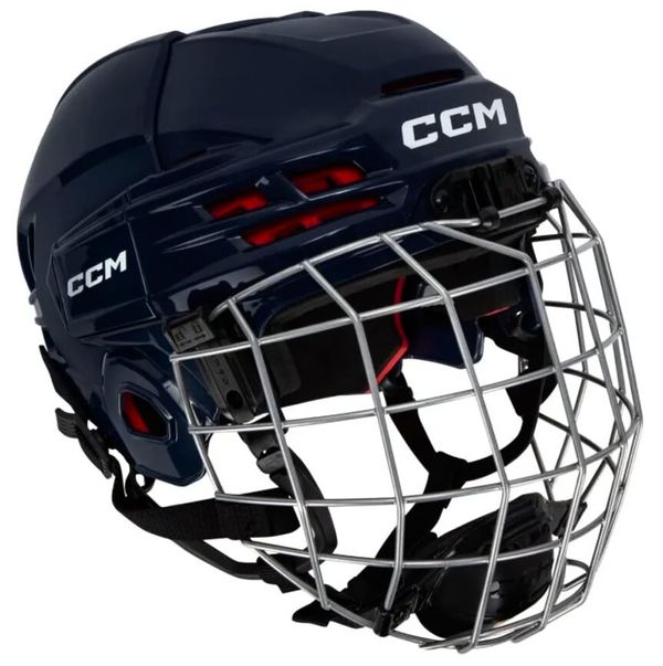 CCM CCM Tacks 70 navy Hockey Helmet Combo Pupil (youth)