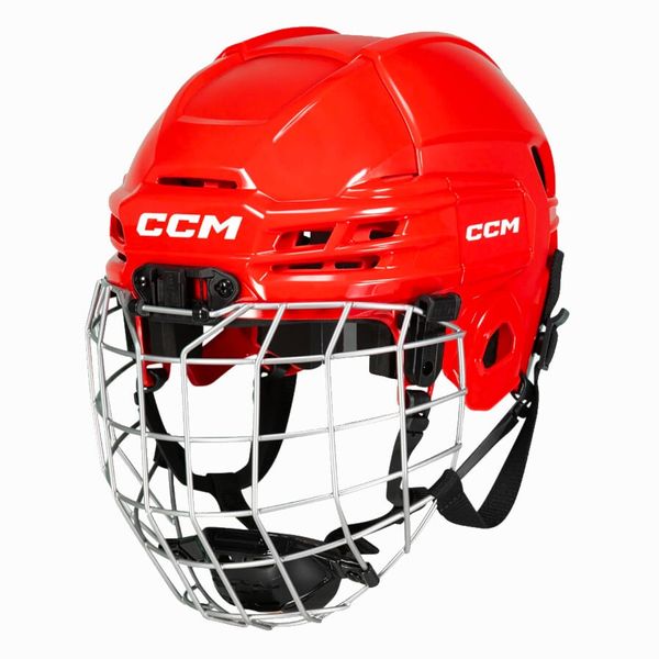 CCM CCM Tacks 70 red Ice Hockey Helmet Combo Pupil (youth)