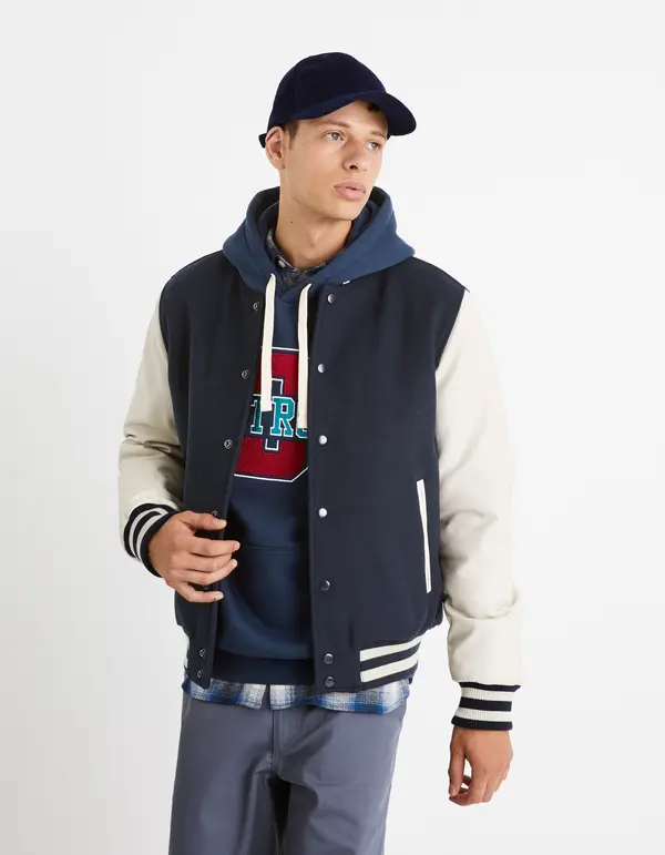 Celio Celio Bomber Jacket Cuvarsity - Mens