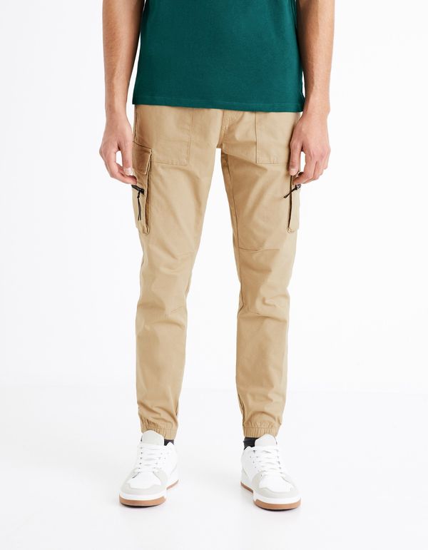 Celio Celio Cotton cargo pants Dozip - Mens