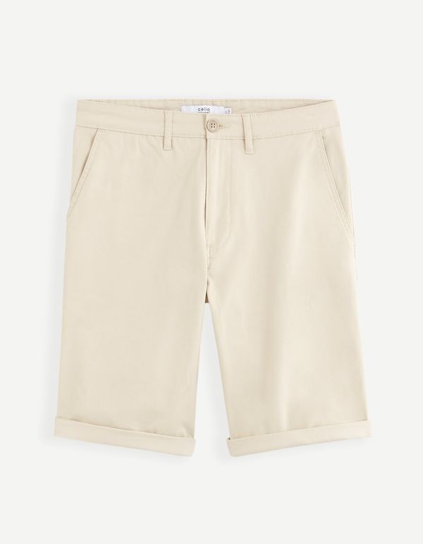 Celio Celio Cotton Chino Shorts Bochinobm - Men