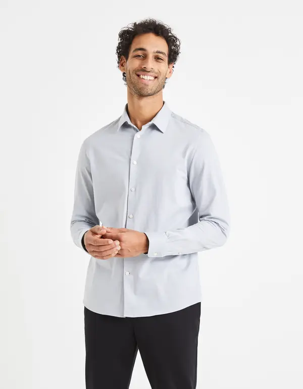 Celio Celio Cotton Shirt Vactive slim - Men's