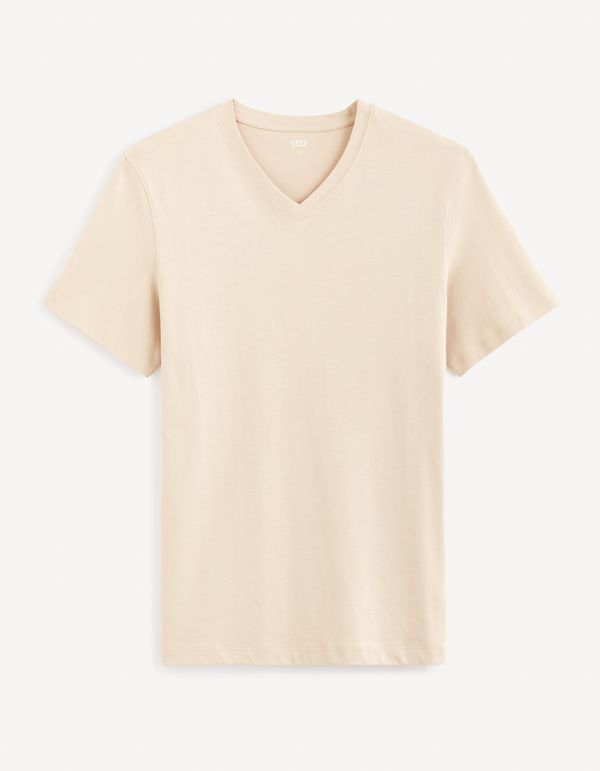 Celio Celio Cotton T-shirt Debasev - Men's