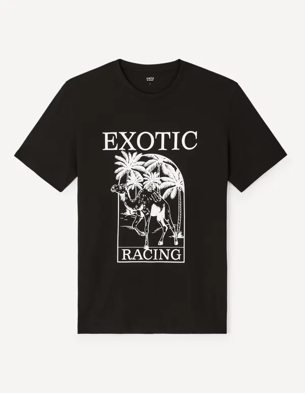 Celio Celio Cotton T-Shirt Jegator - Men's