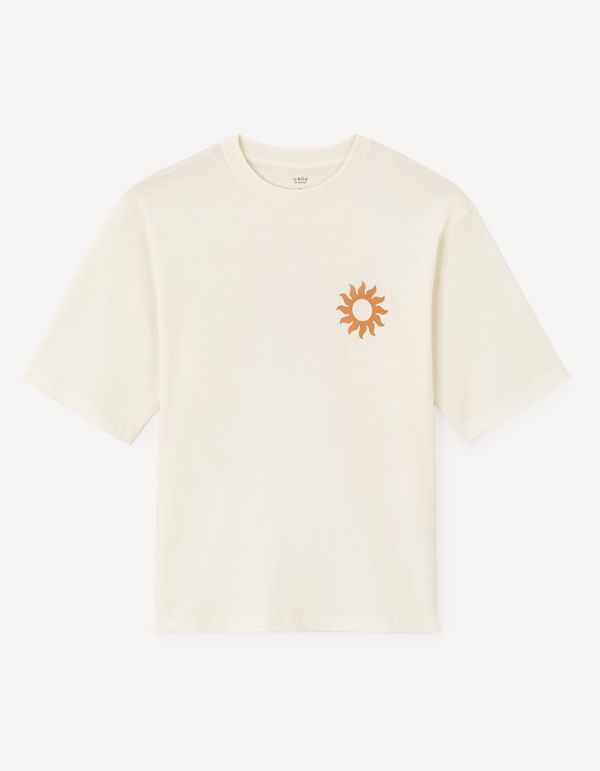 Celio Celio Cotton T-shirt Jesunny - Men's