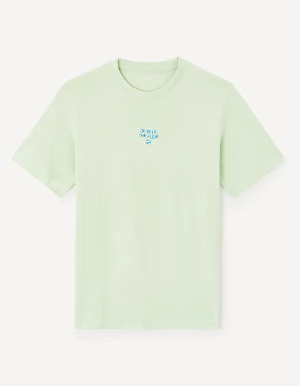 Celio Celio Cotton T-Shirt Jeword - Men's