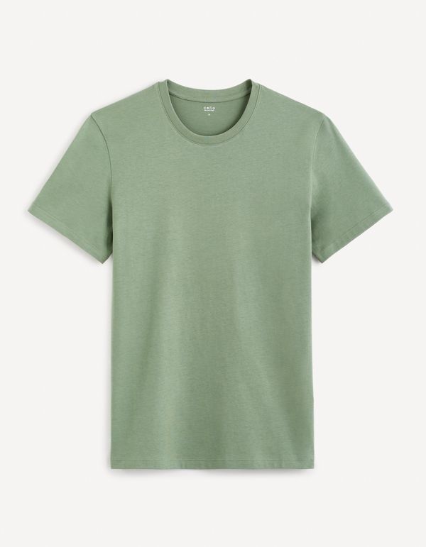 Celio Celio Cotton T-Shirt Tebase - Men