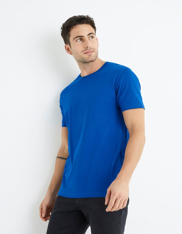 Celio Celio Cotton T-Shirt Tebase - Men