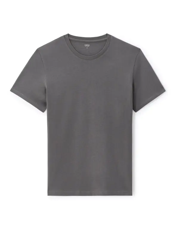 Celio Celio Cotton T-shirt Tebase - Men's