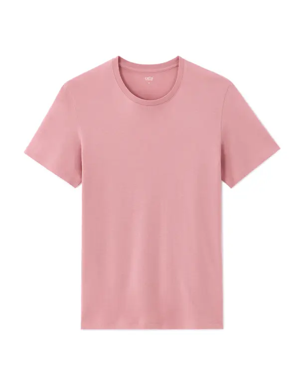 Celio Celio Cotton T-shirt Tebase - Men's