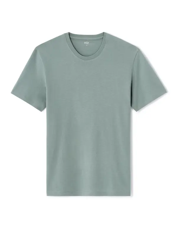 Celio Celio Cotton T-shirt Tebase - Men's