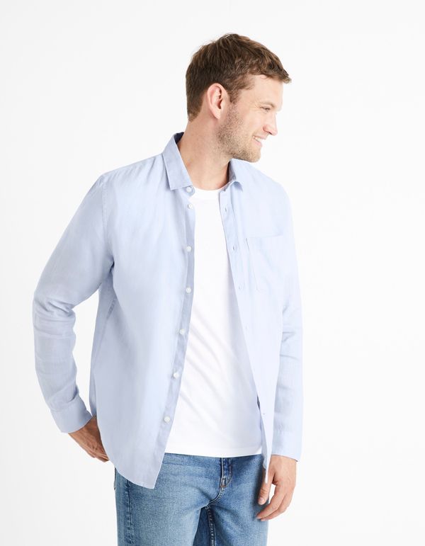 Celio Celio Daflix Linen Shirt - Men