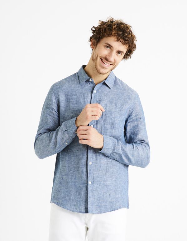 Celio Celio Daflix Linen Shirt - Men