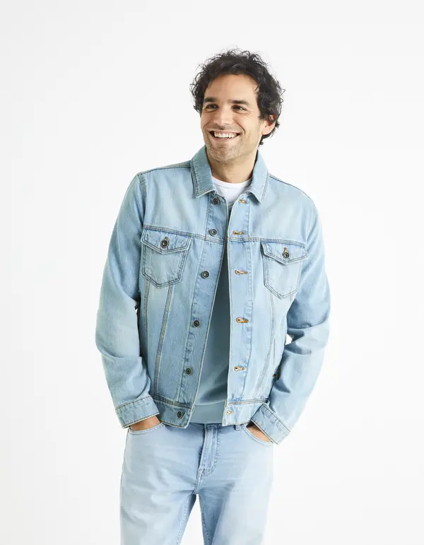 Celio Celio Denim Jacket Budens - Mens