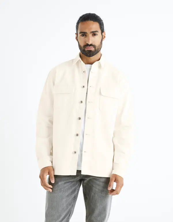 Celio Celio Denim Shirt Battery - Mens